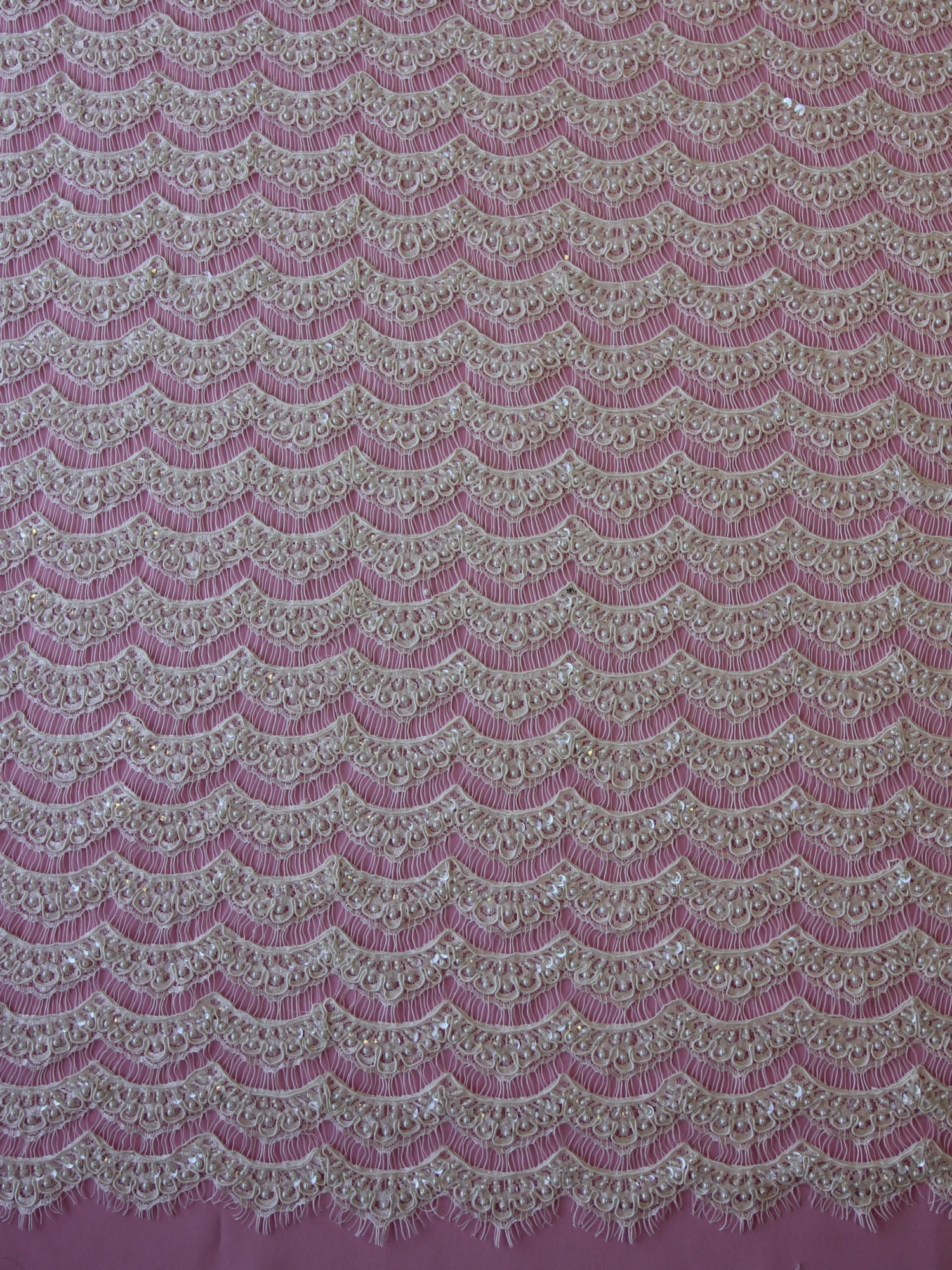 Ivory Beaded Lace - Demi 5 Ivory Beaded Lace - Demi - Image 3