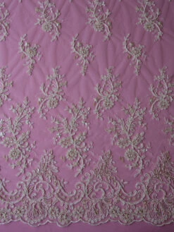 Ivory Beaded Lace - Jessica 18 Ivory Beaded Lace - Jessica -Elegance in Lace ivory beaded lace jessica