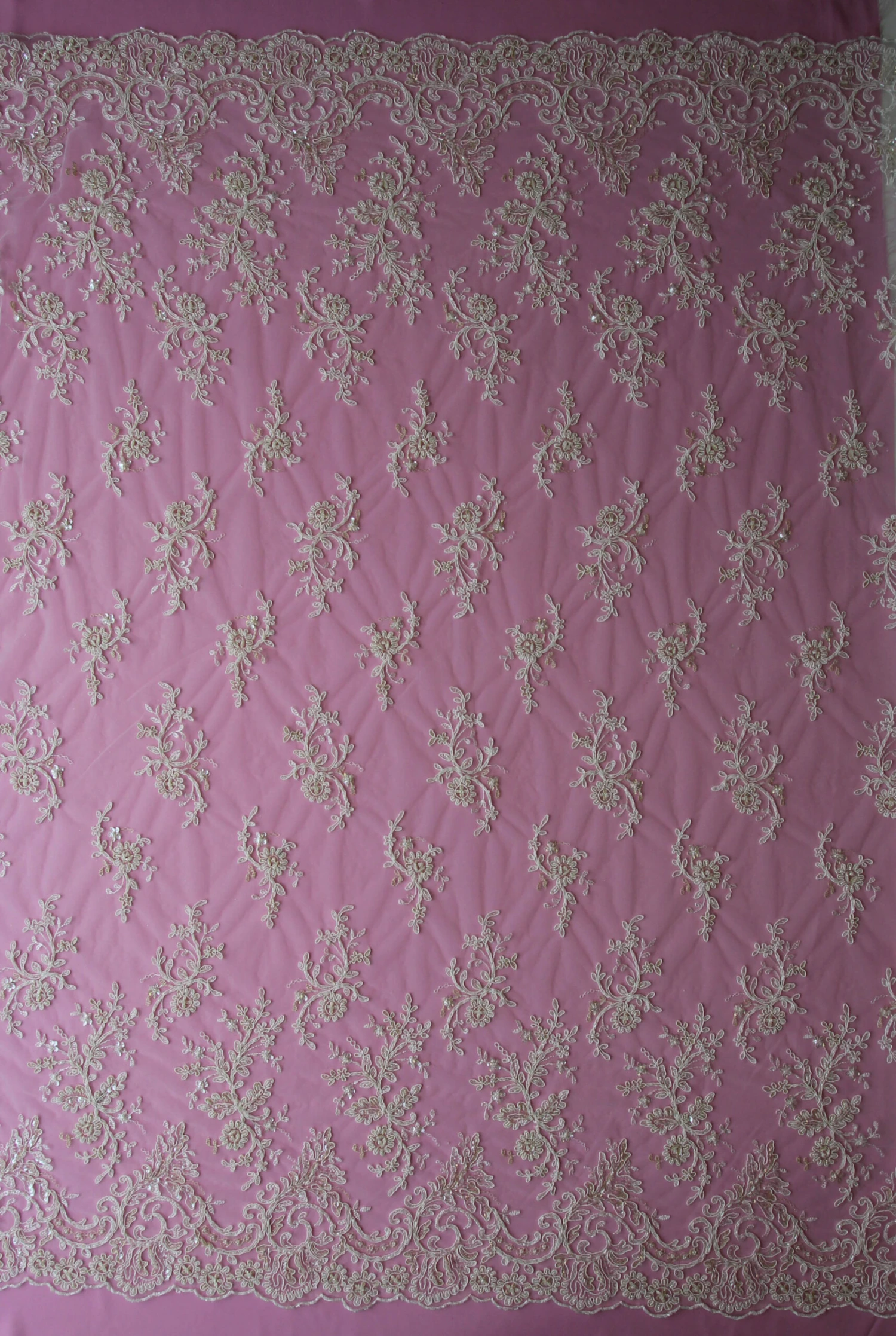 Ivory Beaded Lace - Jessica 7 Ivory Beaded Lace - Jessica - Image 5