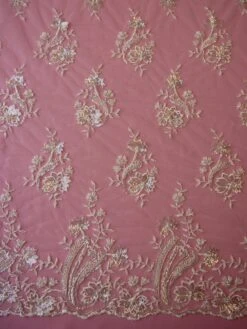 Ivory Beaded Lace - Martha -Elegance in Lace ivory beaded lace martha