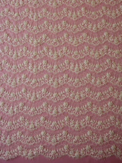 Ivory Beaded Lace - Celine 17 Ivory Beaded Lace - Celine -Elegance in Lace ivory beaded raschel lace celine