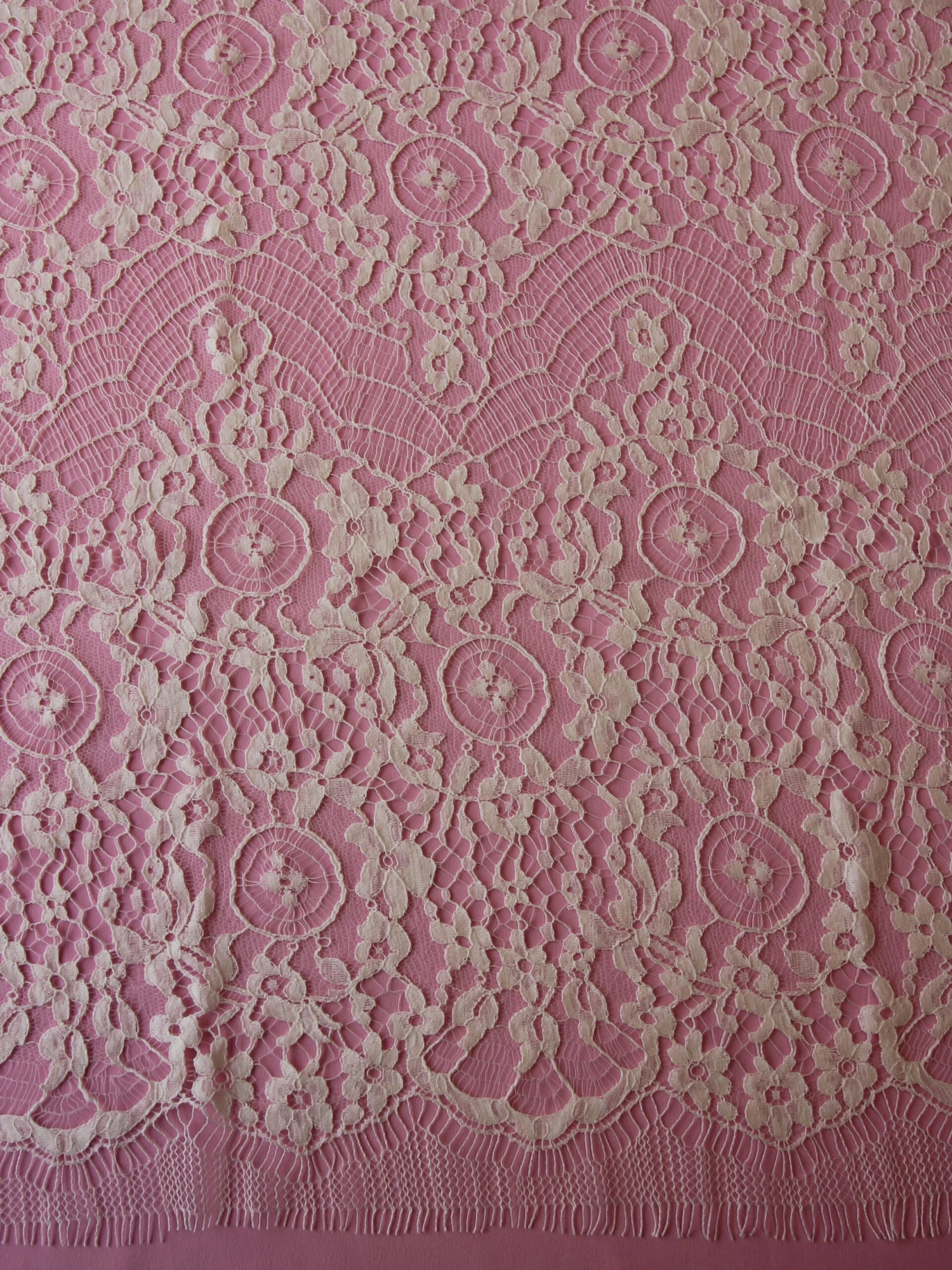 Ivory Chantilly Lace - Magda 4 Ivory Chantilly Lace - Magda - Image 2