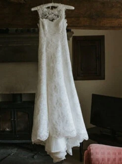 Ivory Corded Lace - Adele 14 Ivory Corded Lace - Adele -Elegance in Lace ivory corded lace adele wedding dress 6
