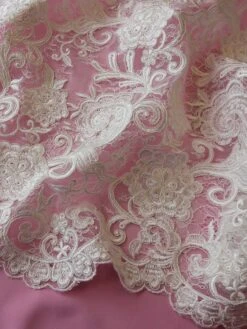Ivory Corded Lace - Eden 16 Ivory Corded Lace - Eden -Elegance in Lace ivory corded lace eden close up 2