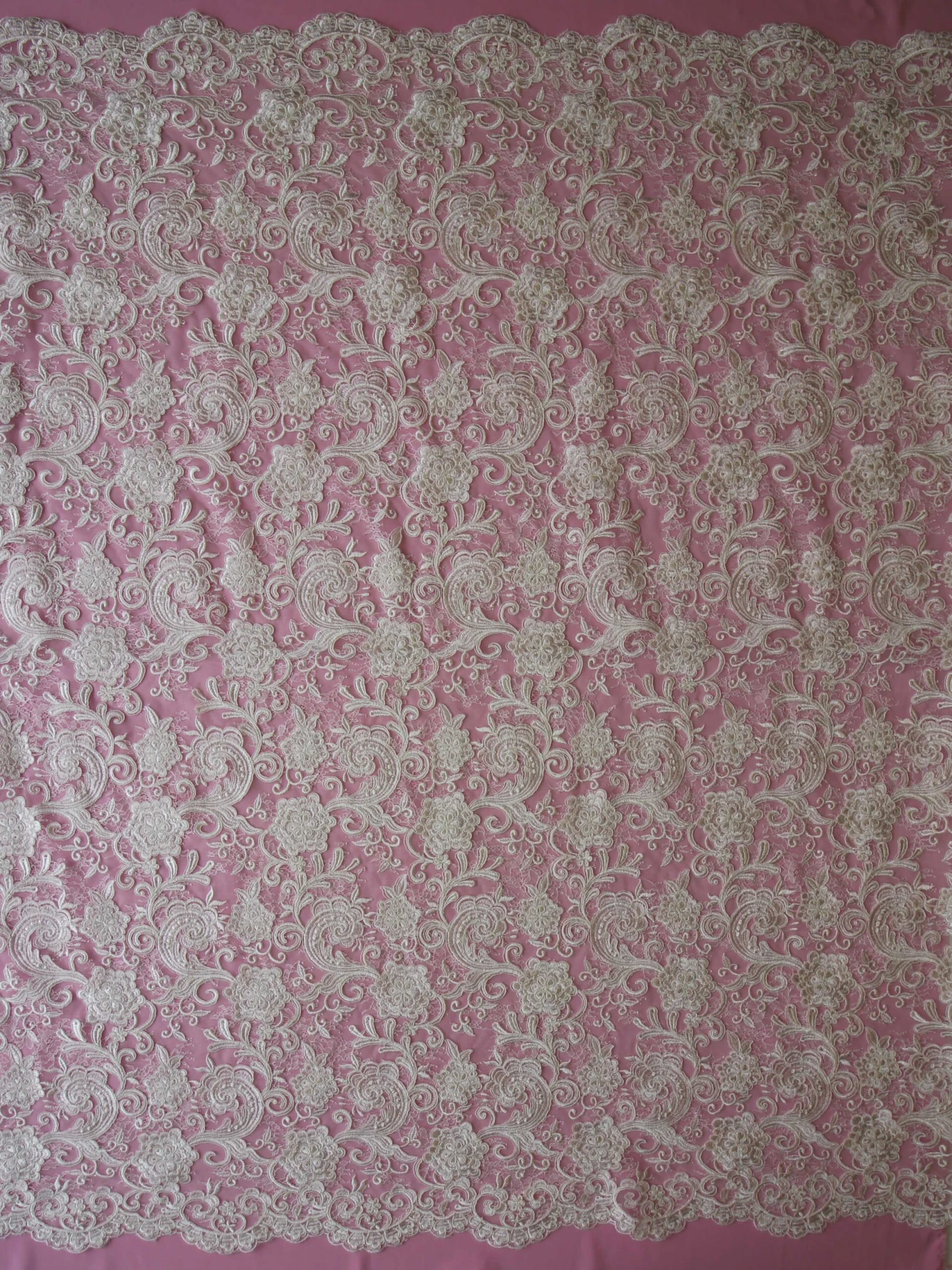 Ivory Corded Lace - Eden 5 Ivory Corded Lace - Eden - Image 3