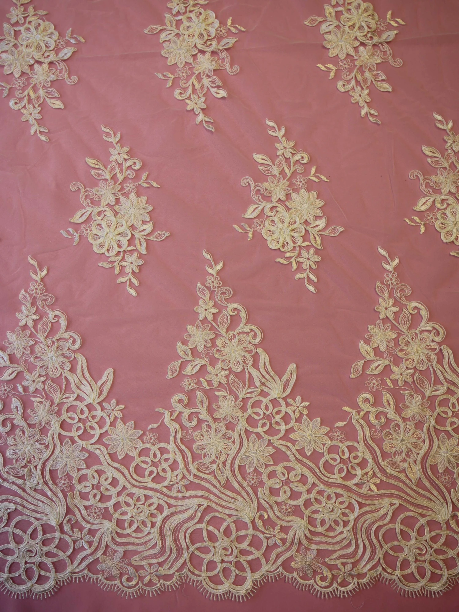 Ivory Corded Lace - Libby 7 Ivory Corded Lace - Libby - Image 5