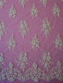Ivory Beaded Lace - Sophia 13 Ivory Beaded Lace - Sophia -Elegance in Lace ivory corded lace sophia