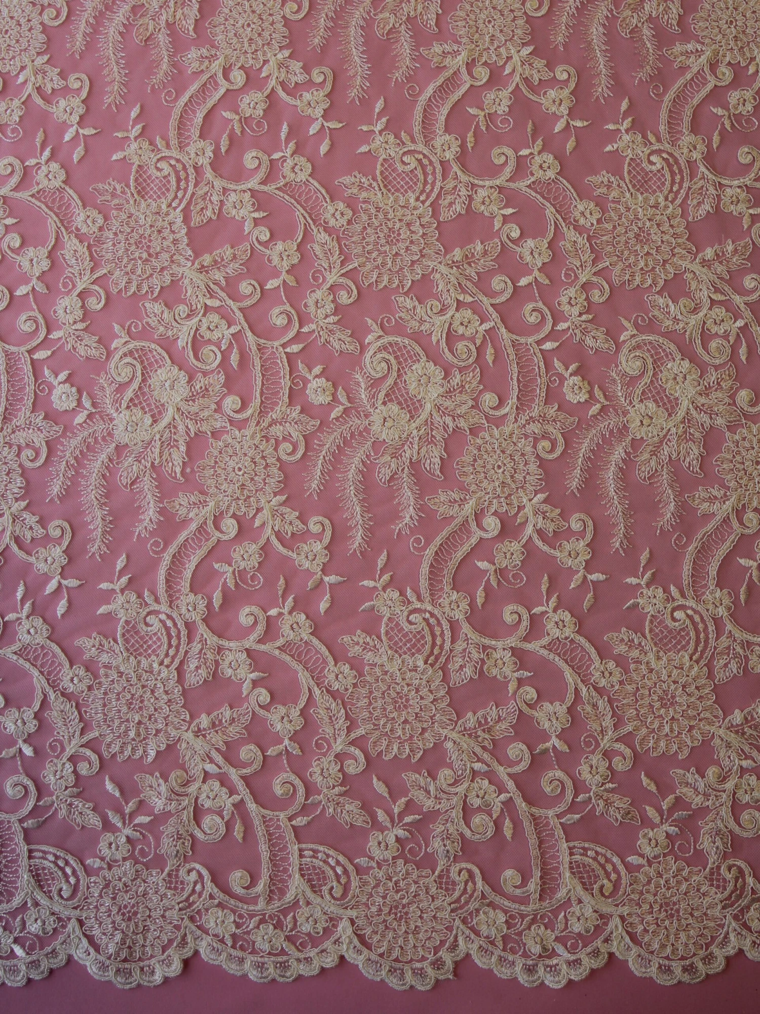 Ivory Corded Lace - Vanessa 12 Ivory Corded Lace - Vanessa - Image 10