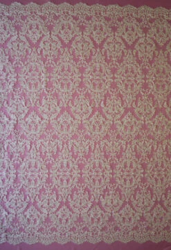 Ivory Beaded Lace – Ava -Elegance in Lace ivory embroidered lace ava full width