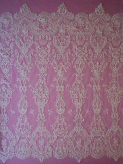 Ivory Beaded Lace - Bella 26 Ivory Beaded Lace - Bella -Elegance in Lace ivory embroidered lace bella full width