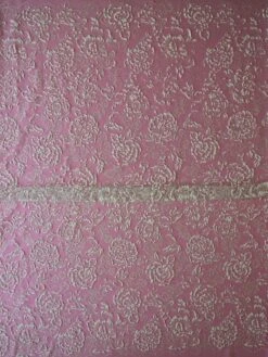 Ivory Glitter 3D Lace - Aileen -Elegance in Lace ivory glitter lace aileen full width