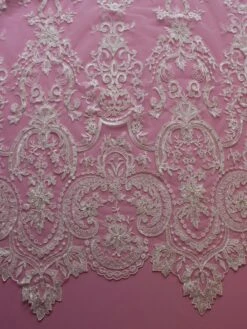 Ivory Beaded Lace - Bella 40 Ivory Beaded Lace - Bella -Elegance in Lace ivory lace bella top