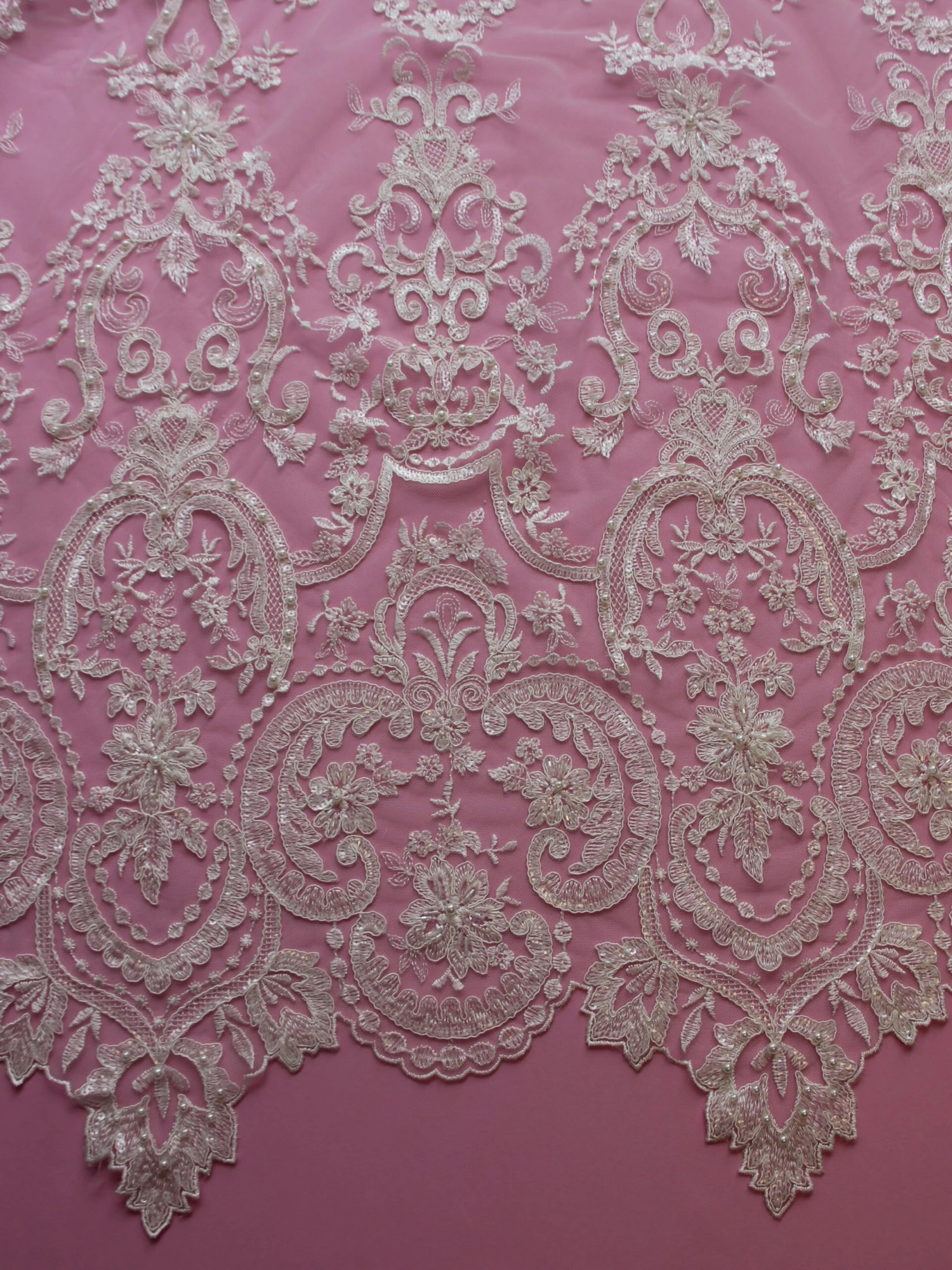 Ivory Beaded Lace - Bella 21 Ivory Beaded Lace - Bella - Image 19