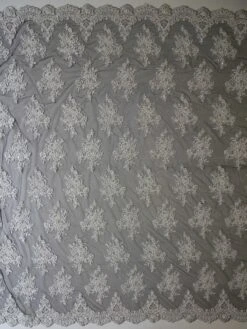 Ivory Corded Lace - Skye 17 Ivory Corded Lace - Skye -Elegance in Lace ivory on black lace skye full width