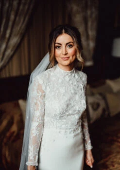 White Embroidered Lace - Janine -Elegance in Lace janine lace dress4 5fe079e8 090e 4ced a07e 2307cde583b6