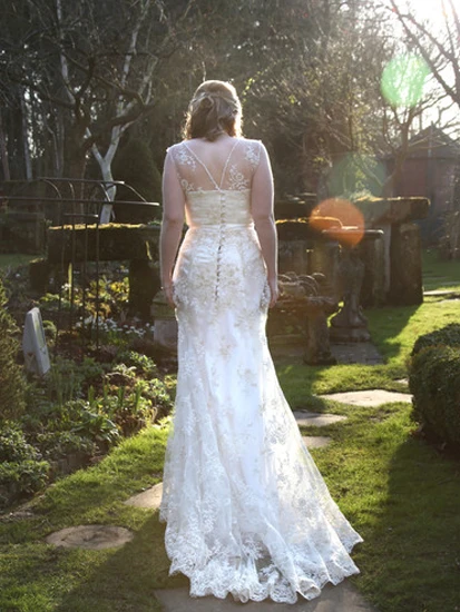 Ivory Beaded Lace - Jessica 8 Ivory Beaded Lace - Jessica - Image 6