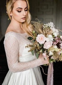 Ivory Chantilly Lace - Jocelyn 15 Ivory Chantilly Lace - Jocelyn - Image 13