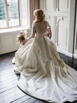 Ivory Chantilly Lace - Jocelyn -Elegance in Lace jocelyn lace dress7