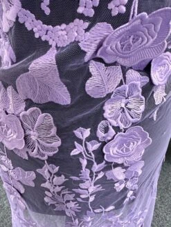 Purple 3D Lace - Meghan -Elegance in Lace k