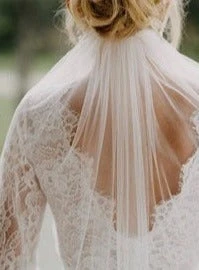 Soft White Chantilly Lace - Amy 5 Soft White Chantilly Lace - Amy - Image 3