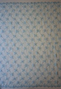 Sky Blue Corded Lace - Geraldine -Elegance in Lace light blue corded lace geraldine full width