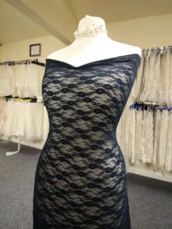 Midnight Blue Stretch Lace - Yvonne 8 Midnight Blue Stretch Lace - Yvonne -Elegance in Lace midnightlace Yvonne2
