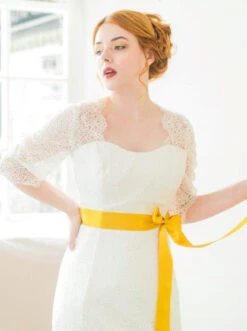 Ivory Guipure Lace – Isabella -Elegance in Lace mlws saffron sunrise isabella