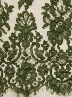 Olive Green Lace - Natasha