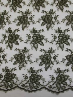 Olive Green Lace - Philippa