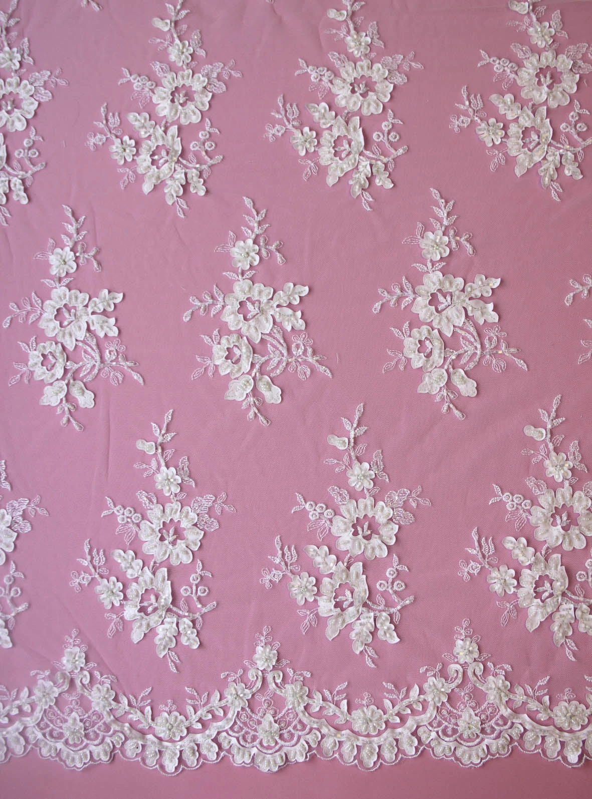 White Laser Lace - Olivia 5 White Laser Lace - Olivia - Image 3