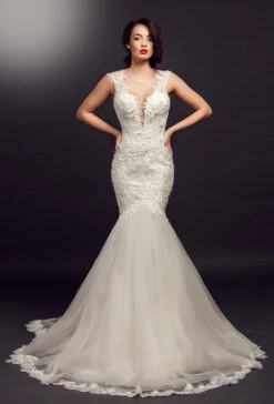 Ivory Beaded Lace - Cara -Elegance in Lace paloma cara