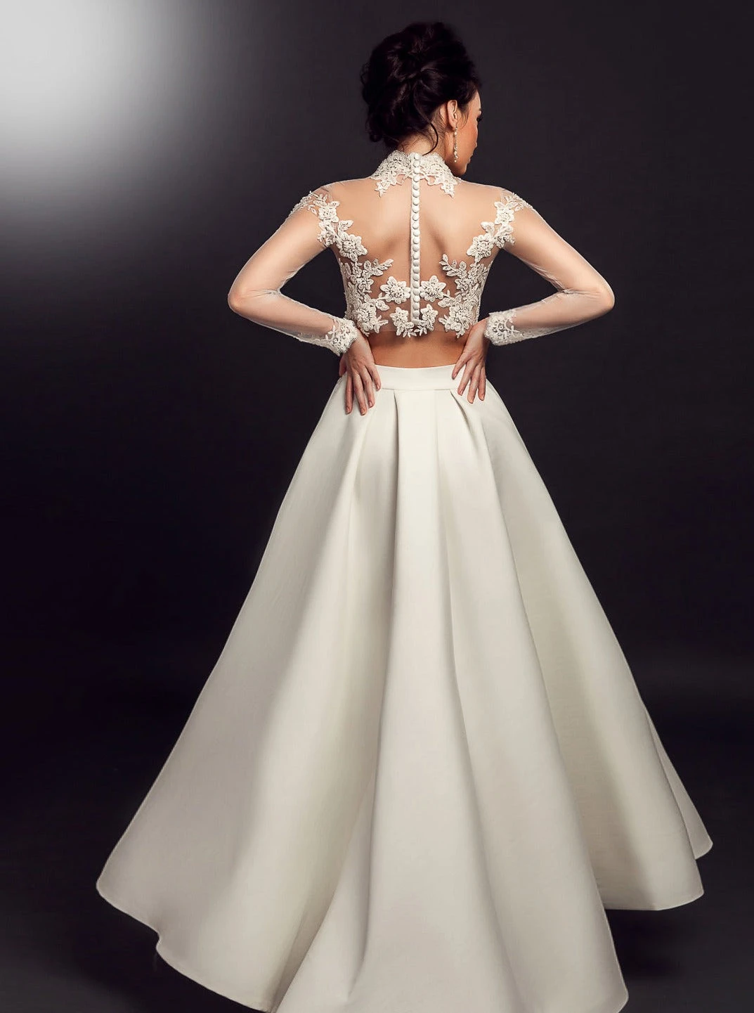 Ivory Beaded Lace - Daisy 4 Ivory Beaded Lace - Daisy - Image 2