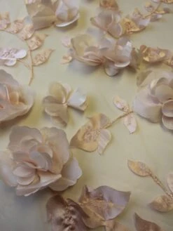 Pink 3D Lace - Rebecca -Elegance in Lace pink 3d lace