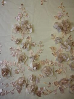 Pink 3D Lace - Rebecca -Elegance in Lace pink 3d lace rebecca