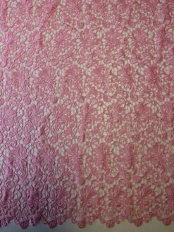 Pink Guipure Lace - Reese -Elegance in Lace pink guipure lace reese 2