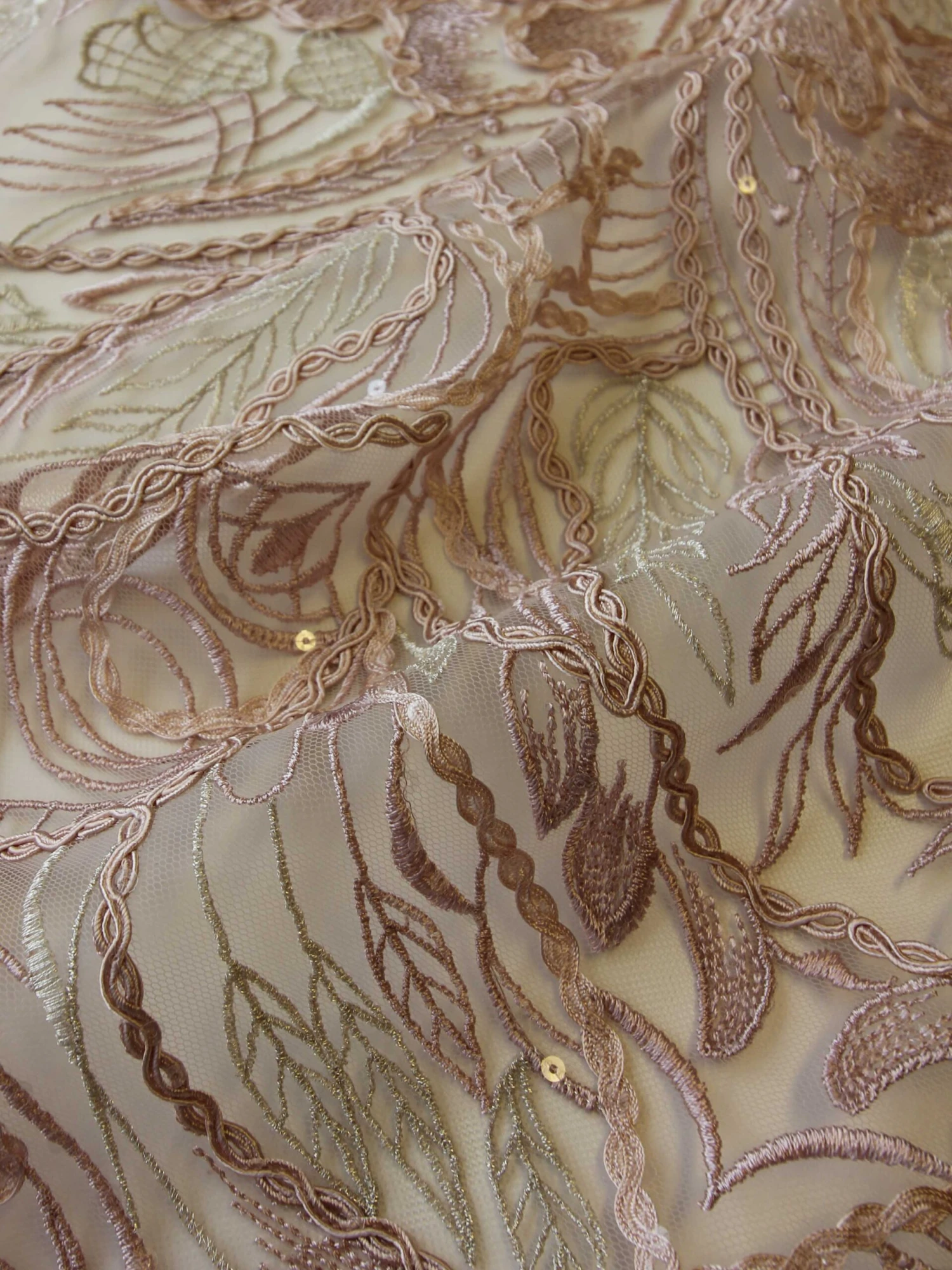 Pink Embroidered Lace - Immaculata 7 Pink Embroidered Lace - Immaculata - Image 5