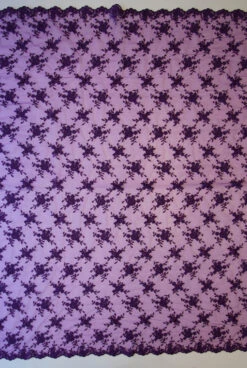 Purple Corded Lace - Geraldine 12 Purple Corded Lace - Geraldine -Elegance in Lace purple corded lace geraldine full width