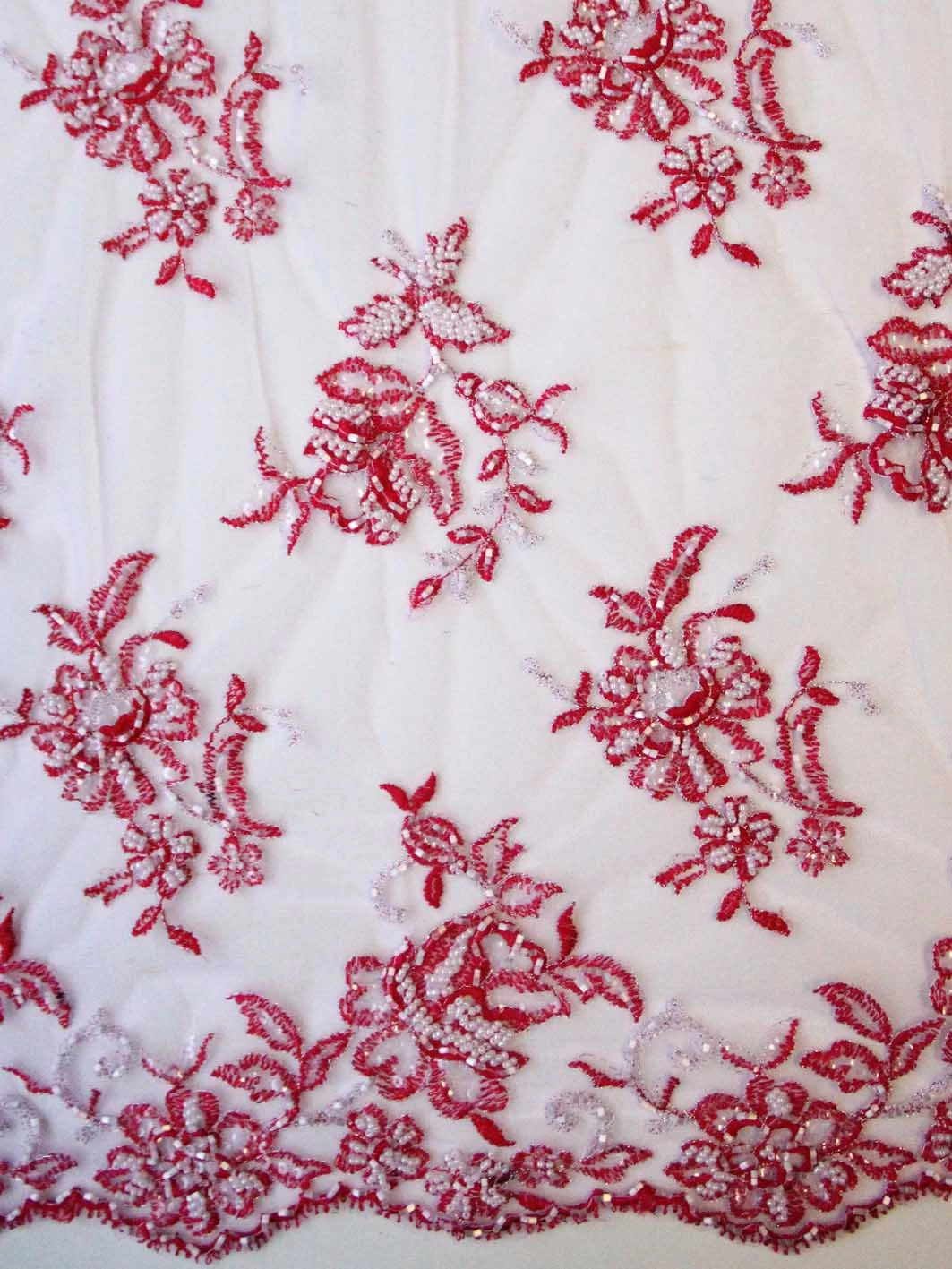 Tulip Red Lace - Chloe 3 Tulip Red Lace - Chloe