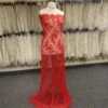 Red Beaded Lace - O'Hara -Elegance in Lace redbridallace O hara