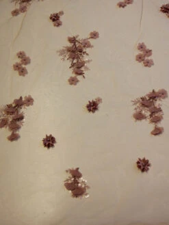 Antique Rose Beaded Lace - Drew -Elegance in Lace rose lace drew small border