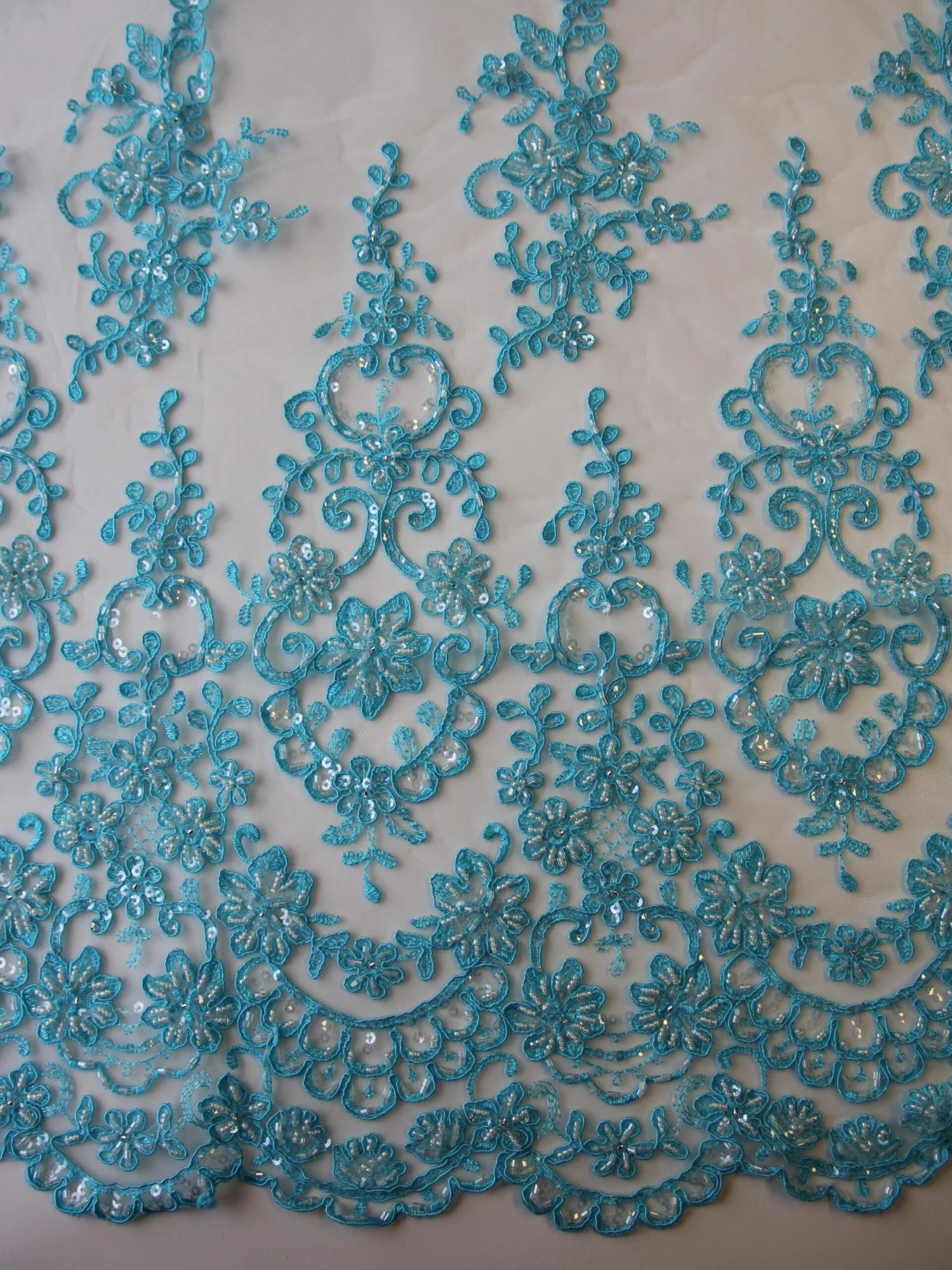 Turquoise Blue Lace - Alexandra 3 Turquoise Blue Lace - Alexandra