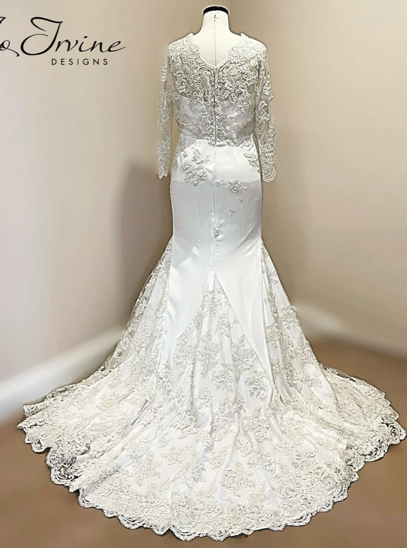 Ivory Beaded Lace - Victoria 18 Ivory Beaded Lace - Victoria - Image 16