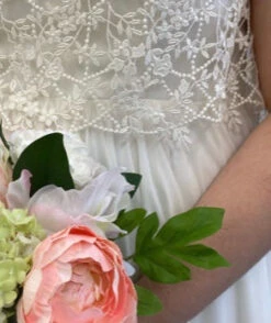 White Guipure Lace - Guinevere -Elegance in Lace wedding dress using white guipure lace guinevere 5