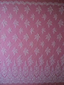 White Beaded Lace - Alexandra 14 White Beaded Lace - Alexandra -Elegance in Lace white beaded lace alexandra full width 2