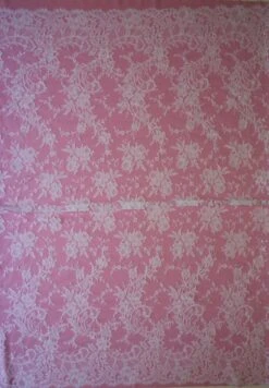 White Chantilly Lace - Dasha -Elegance in Lace white chantilly lace dasha full width