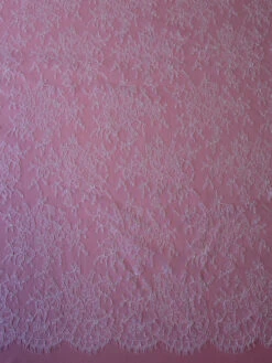 White Chantilly Lace - Francesca -Elegance in Lace white chantilly lace francesca