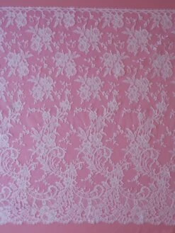 White Chantilly Lace - Kate -Elegance in Lace white chantilly lace kate full width