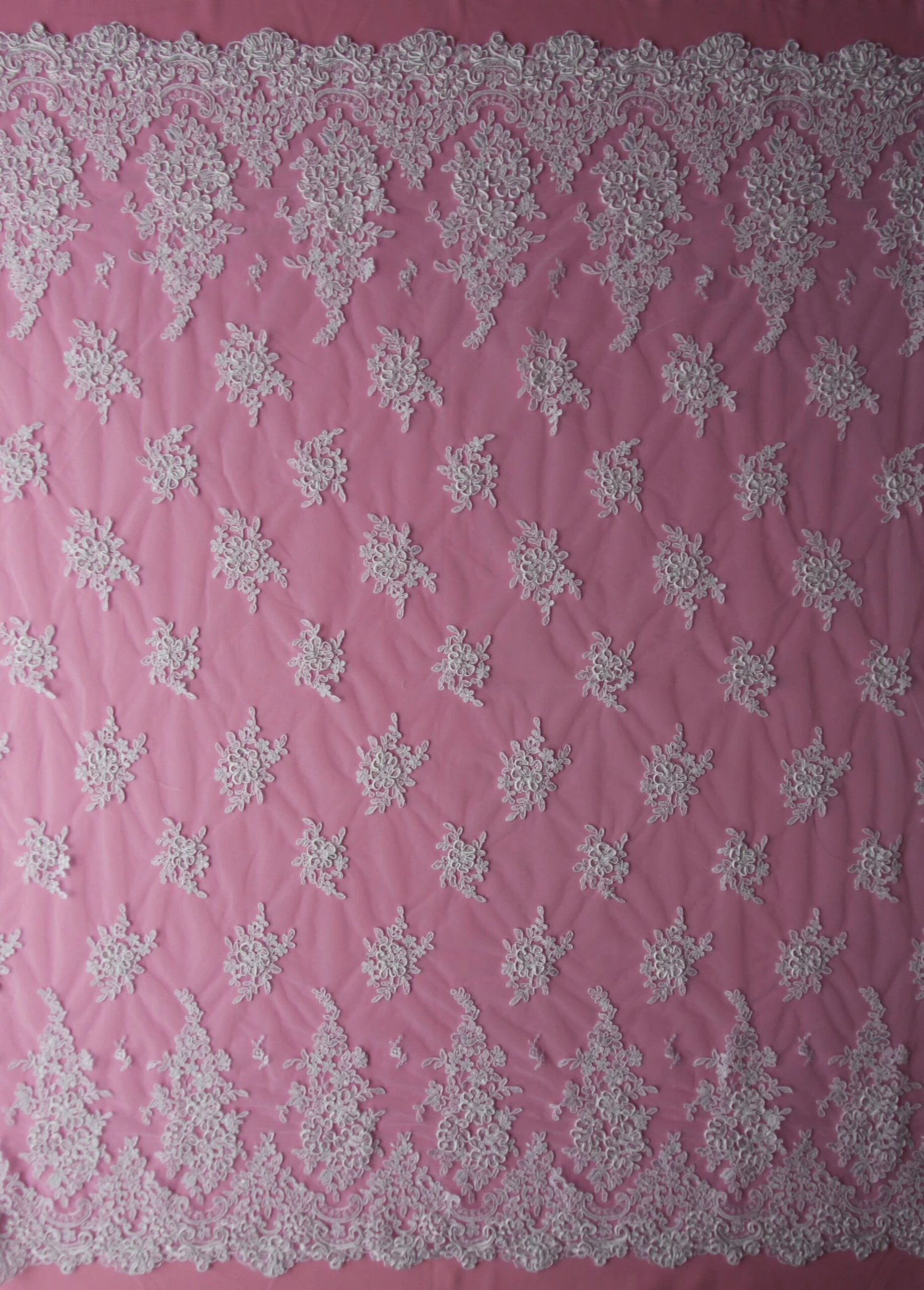 White Corded Lace - Belinda 7 White Corded Lace - Belinda - Image 5