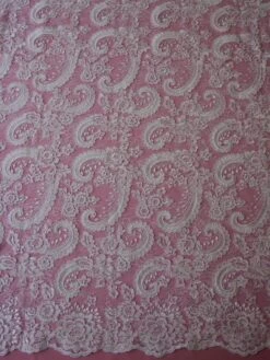 White Corded Lace - Isla -Elegance in Lace white corded lace isla