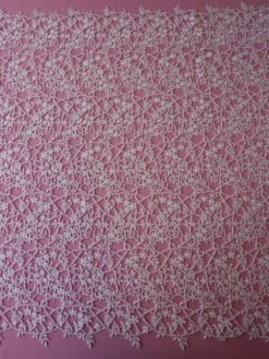 White Guipure Lace - Guinevere -Elegance in Lace white guipure lace guinevere full width